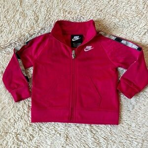 Nike  Girls Full Zip Warm Up Track Jacket Size 18 months